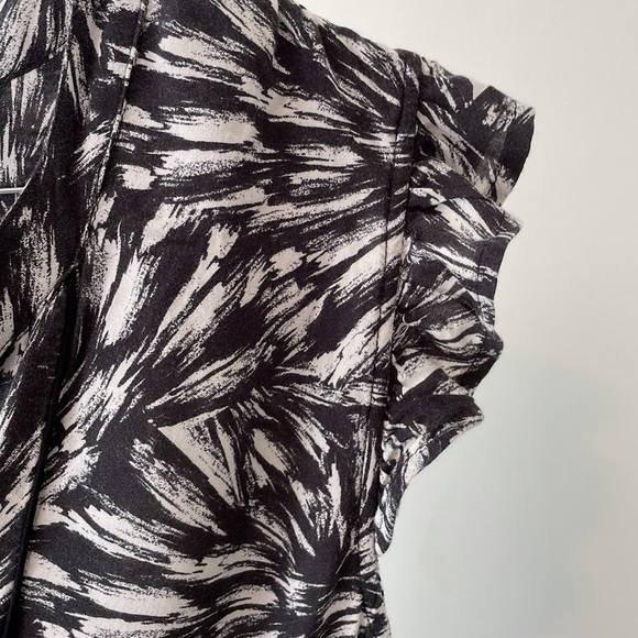 Striking Black & White Floaty Trouser Jumpsuit - Aus Size 12 - George at Asda - Picture 14 of 16